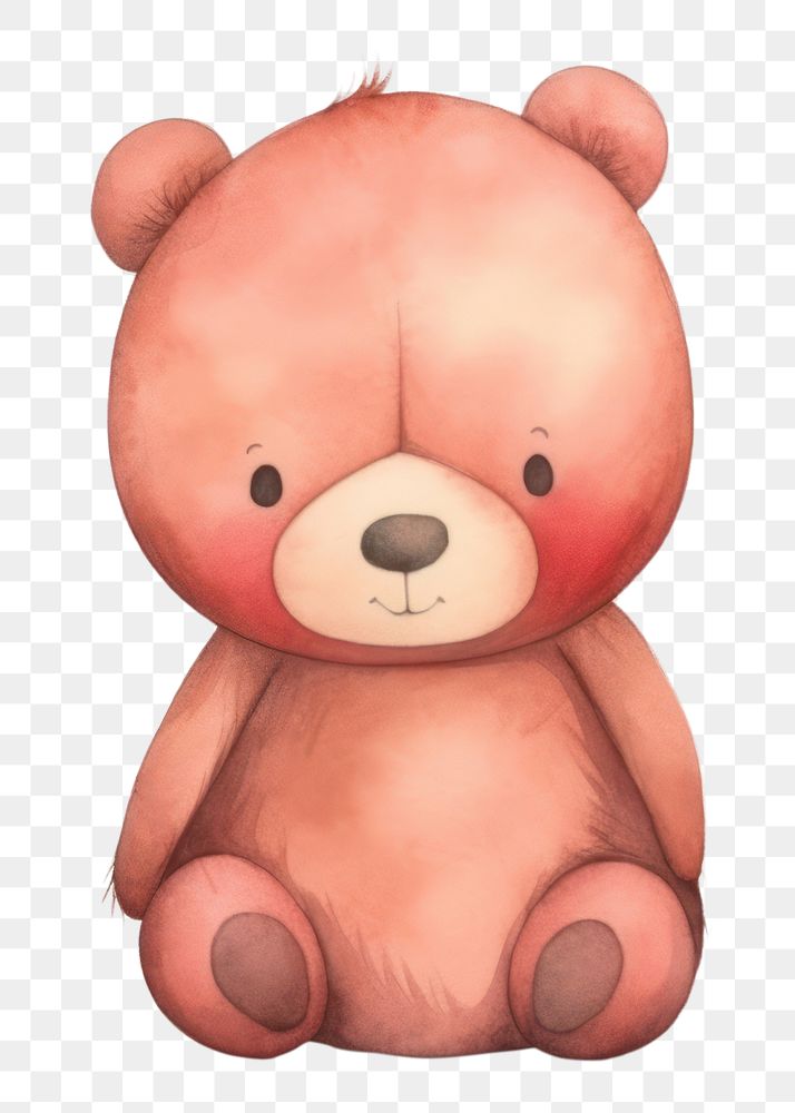 PNG Valentines cartoon cute bear. AI generated Image by rawpixel.