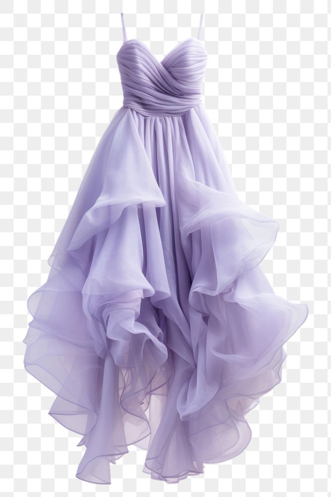 PNG Fashion dress lavender clothing. AI generated Image by rawpixel.