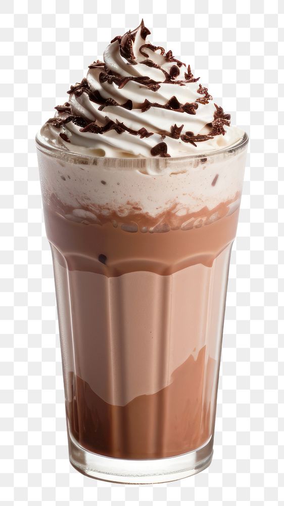 PNG  Chocolate milkshake smoothie dessert drink