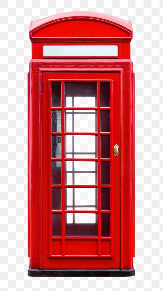PNG  Red telephone booth white background architecture convenience. AI generated Image by rawpixel.