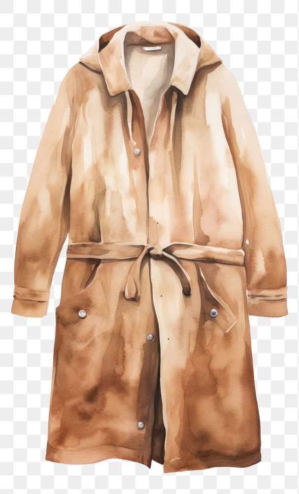 PNG Coat overcoat fashion brown. AI generated Image by rawpixel.