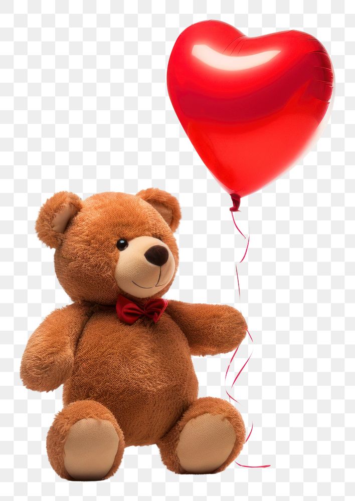 PNG Teddy bear balloon toy representation. 