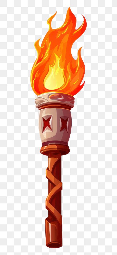 PNG Torch white background security cartoon. 