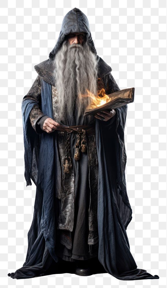 PNG Wizard costume adult white background. AI generated Image by rawpixel.