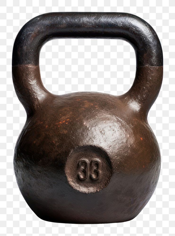 PNG Kettlebell lifting sports gym white background. AI generated Image by rawpixel.