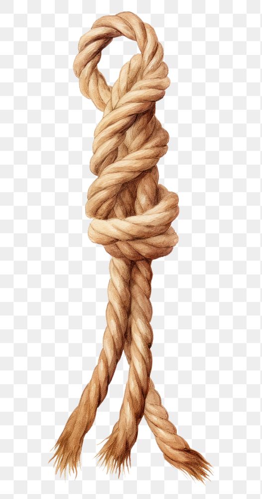 PNG Rope knot durability strength.