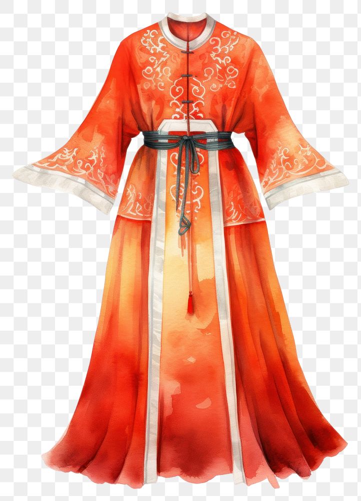 PNG Ancient chinese clothing fashion kimono dress. 