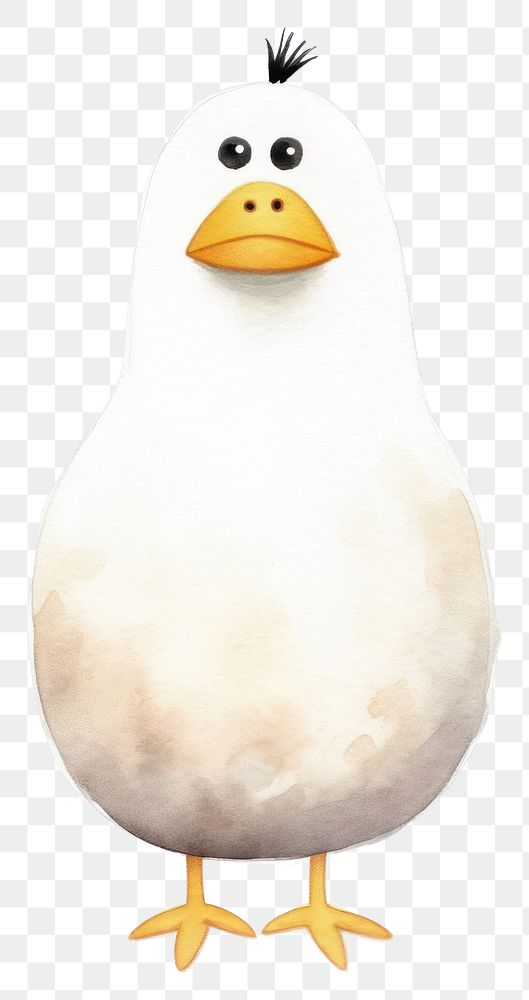 PNG Duck mental health animal cartoon white. 