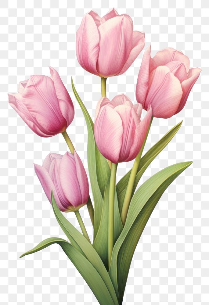 PNG Tulips blossom flower plant