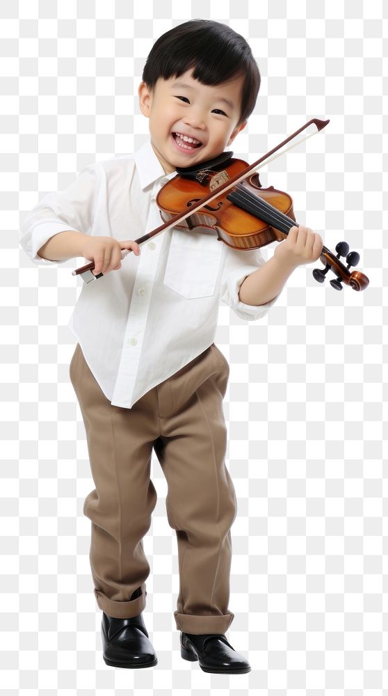 PNG Violin child cute boy. AI generated Image by rawpixel.