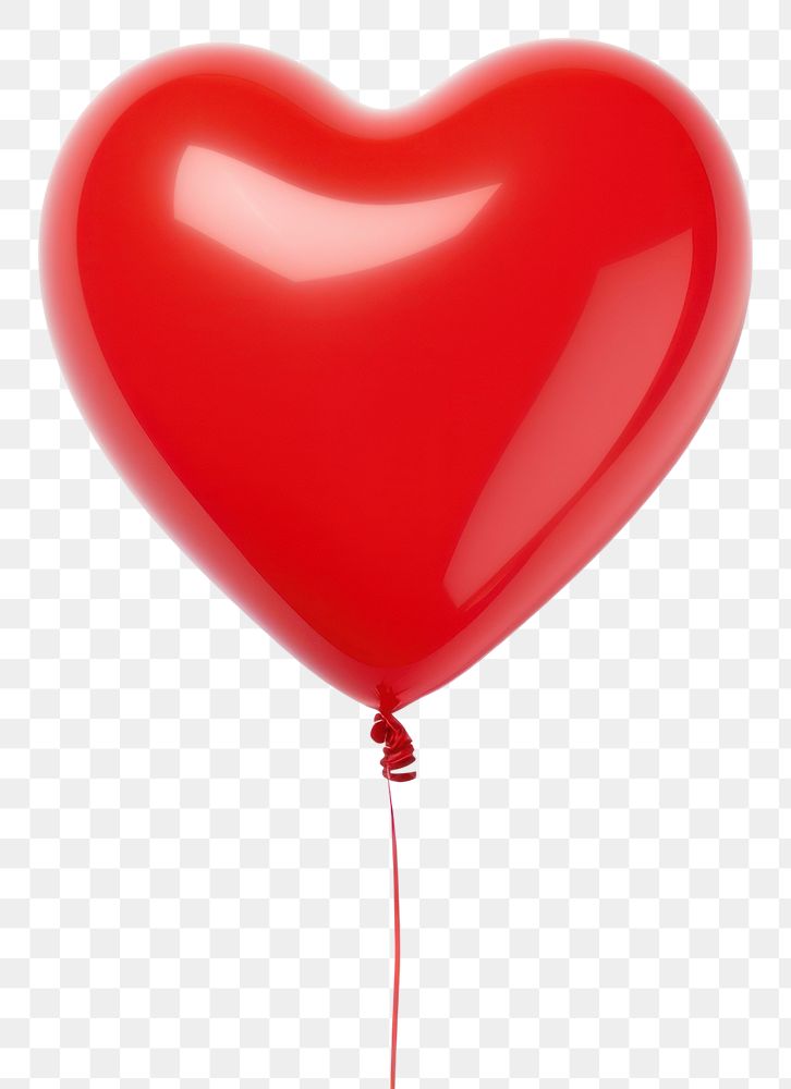 PNG  Heart balloon celebration anniversary helium. AI generated Image by rawpixel.