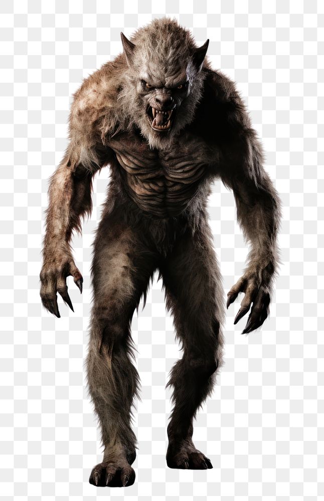 PNG Werewolf wildlife mammal animal