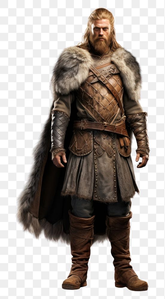 PNG Viking adult coat fur. AI generated Image by rawpixel.
