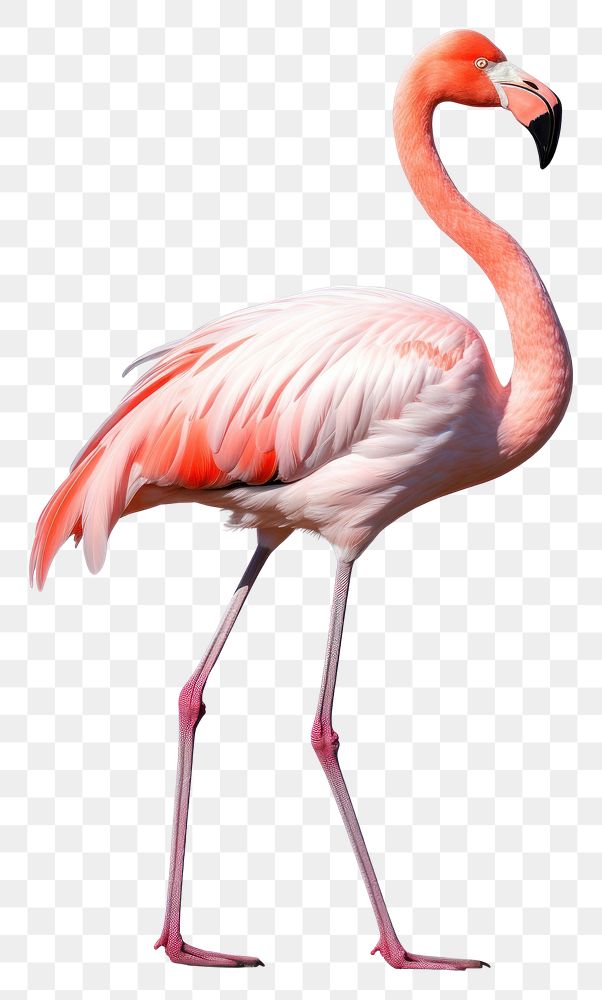 PNG Bird flamingo walking bird animal wildlife. AI generated Image by rawpixel.