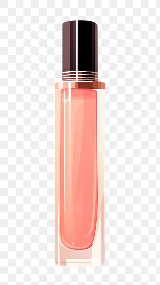 PNG Lip gloss cosmetics perfume bottle. AI generated Image by rawpixel.