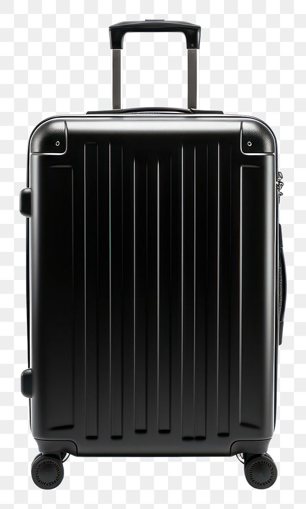 PNG Suitcase bag luggage black white background. AI generated Image by rawpixel.