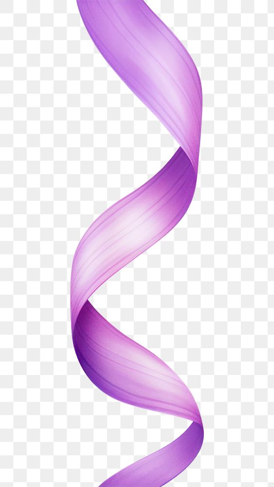 PNG  Spiral purple line ribbon banner white background abstract lavender. AI generated Image by rawpixel.