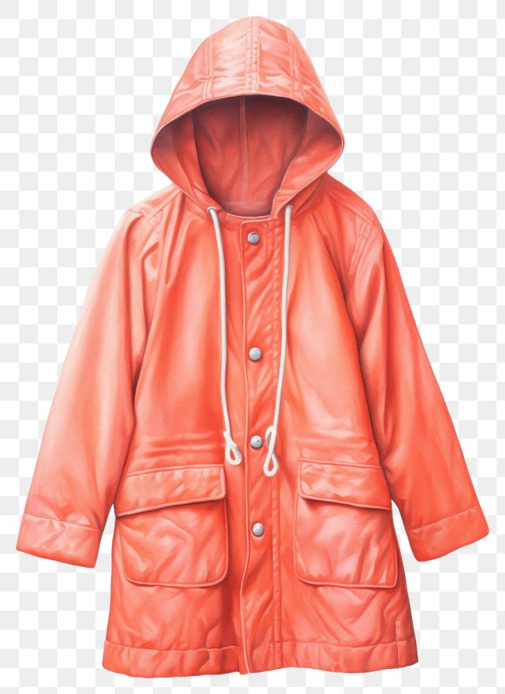 PNG Raincoat sweatshirt jacket red. 