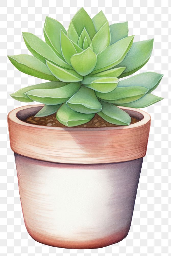 PNG  Plant aloe white background houseplant. AI generated Image by rawpixel.