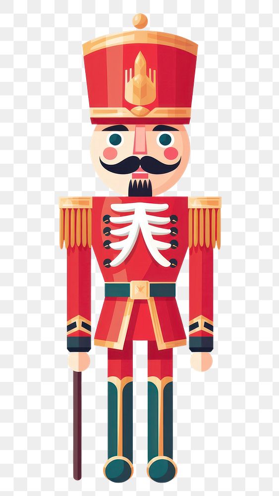 PNG Christmas nutcracker white background representation celebration. AI generated Image by rawpixel.