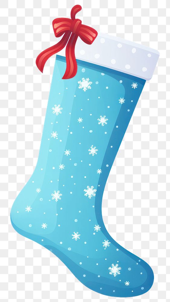 PNG Christmas stocking christmas gift blue. AI generated Image by rawpixel.