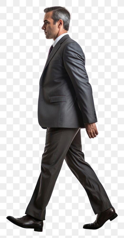 PNG A business man walking footwear standing. AI generated Image by rawpixel.