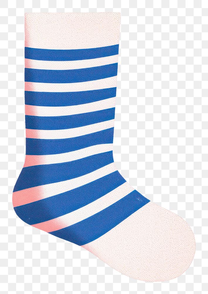 PNG Sock clothing bandage striped. AI generated Image by rawpixel.