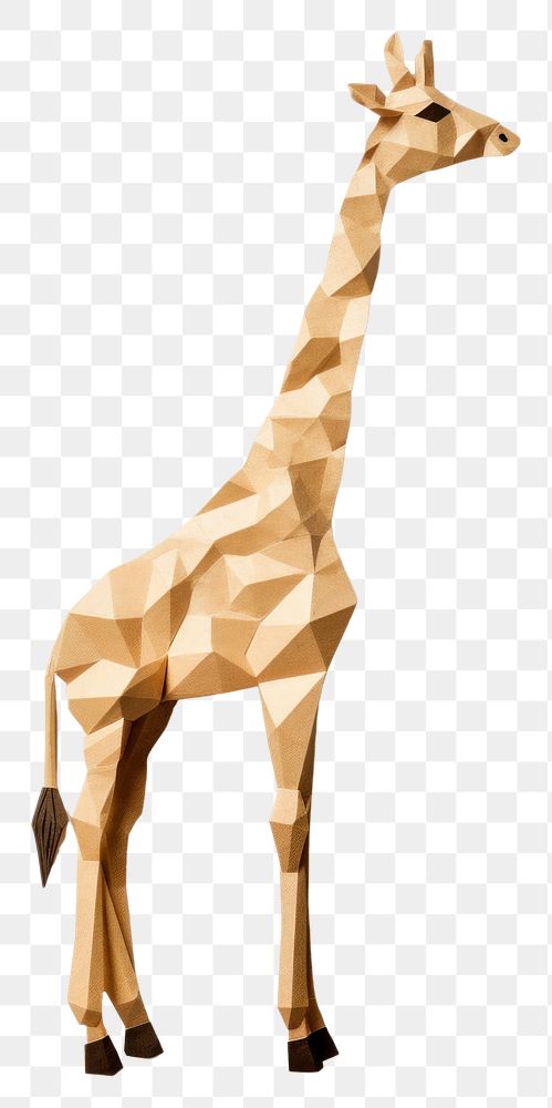 PNG Giraffe animal mammal art. AI generated Image by rawpixel.
