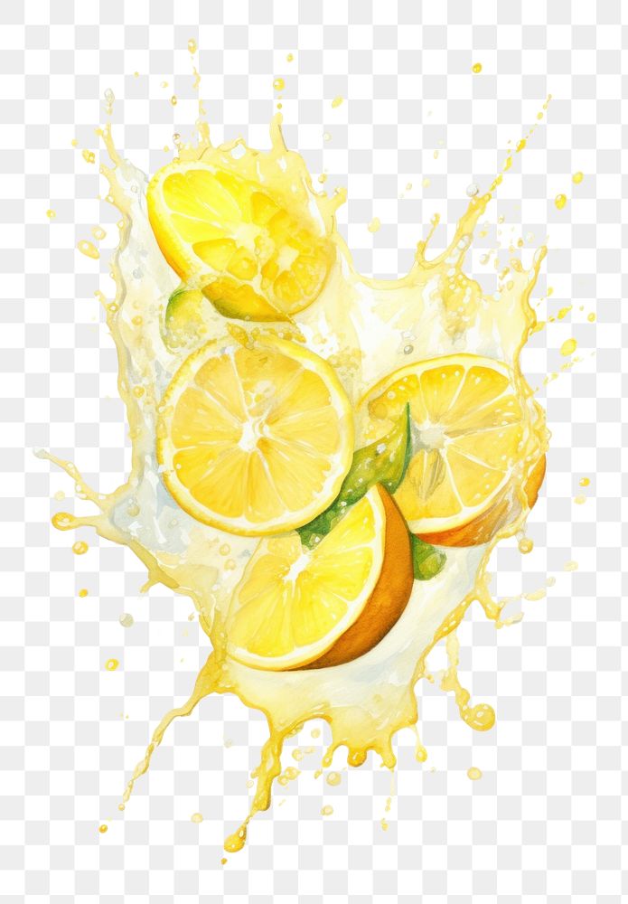 PNG A lemonade splash fruit plant food. 