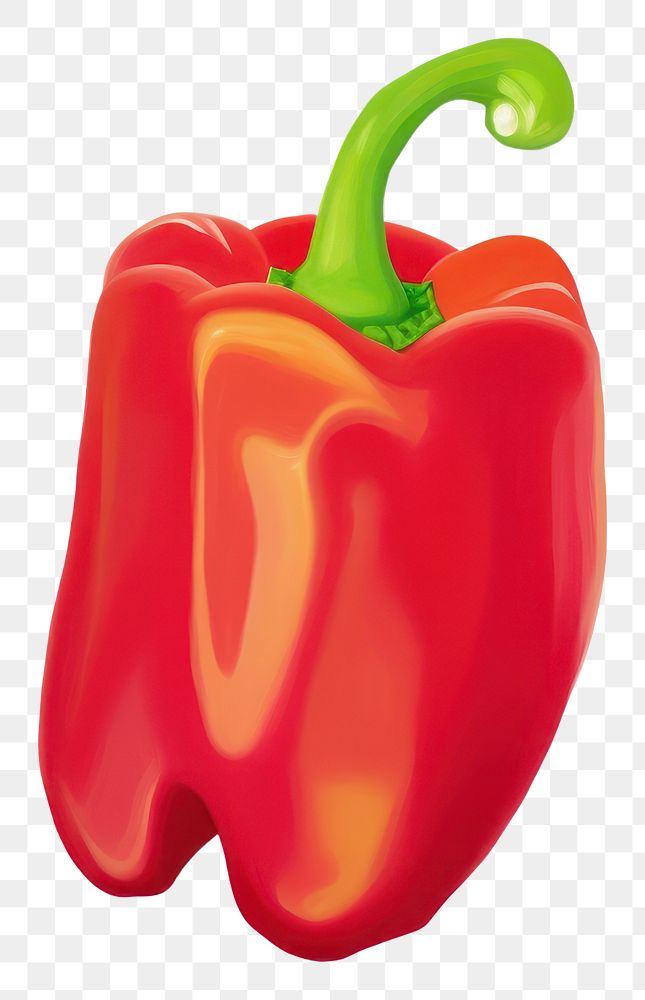 PNG Bell pepper vegetable. AI generated Image by rawpixel.