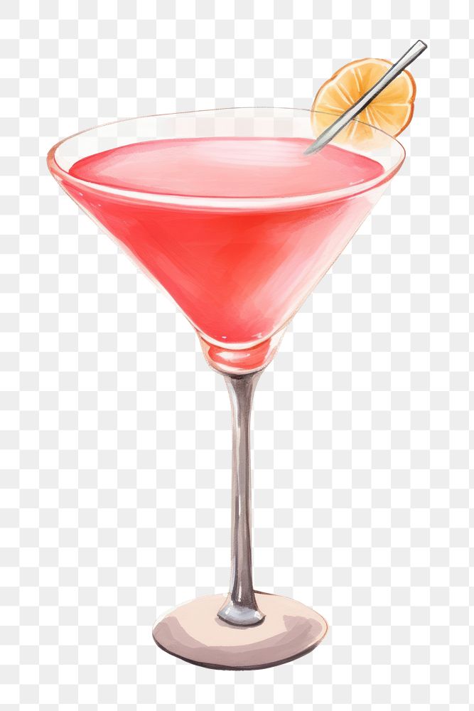 PNG Cocktail martini drink  