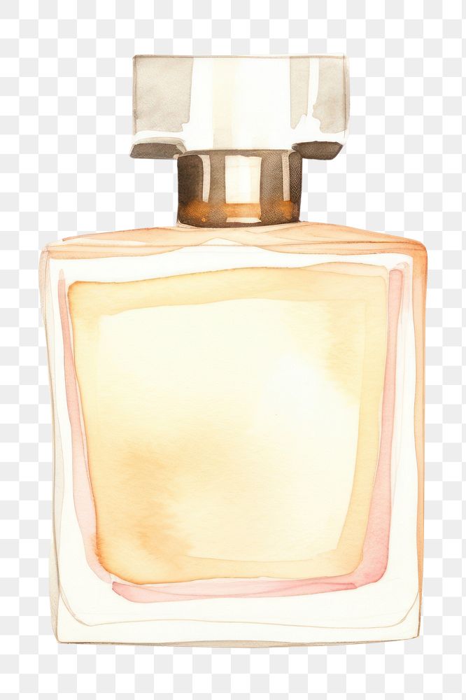 PNG  Perfume bottle cosmetics white background container. AI generated Image by rawpixel.