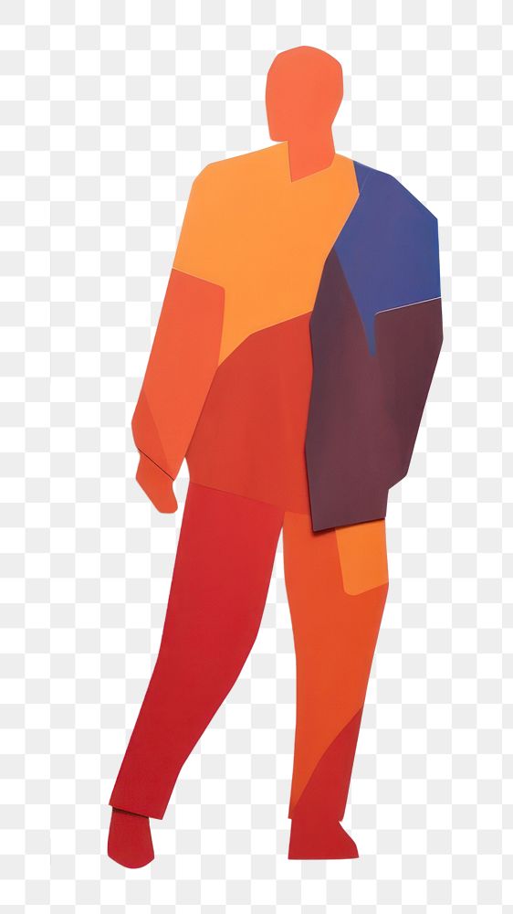 PNG Adult silhouette standing superman. AI generated Image by rawpixel.