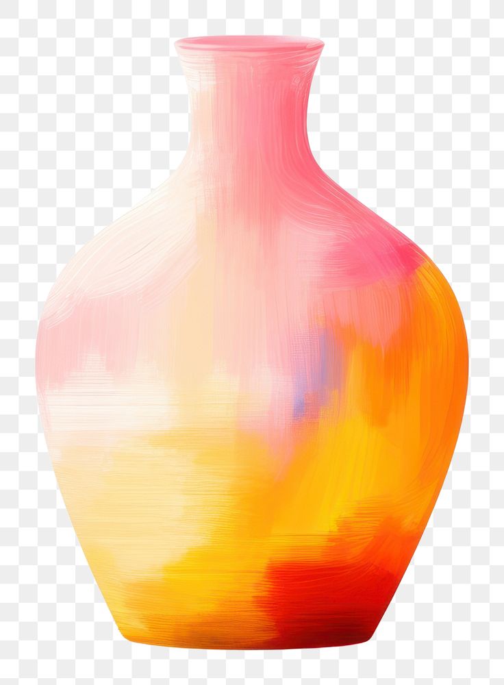 PNG Vase pottery white background creativity. AI generated Image by rawpixel.