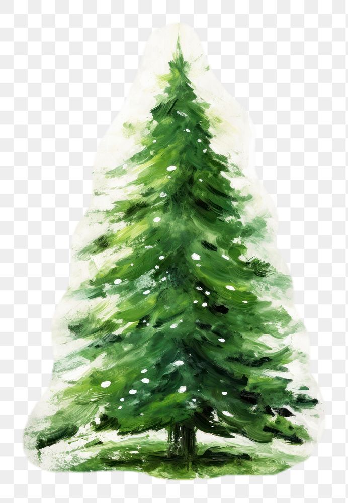 PNG Artificial christmas tree drawing plant fir. AI generated Image by rawpixel.
