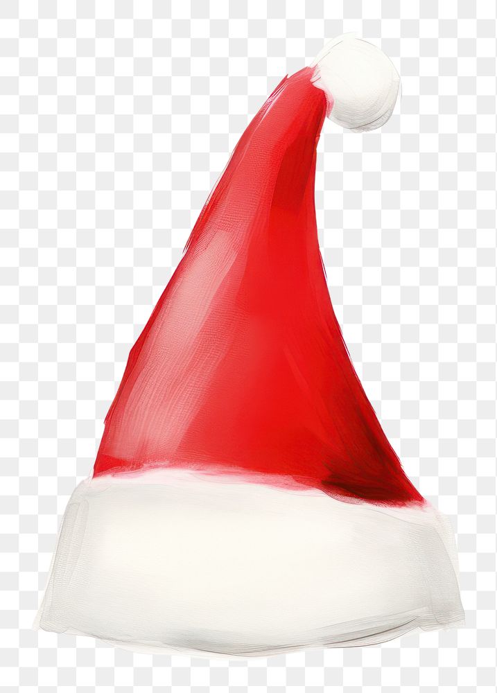 PNG  Christmas hat food white background confectionery. AI generated Image by rawpixel.