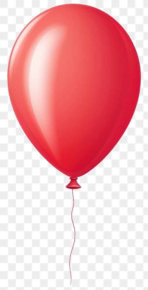 PNG Red pastel balloon white background anniversary celebration. AI generated Image by rawpixel.