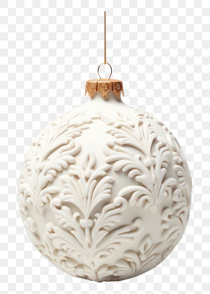 PNG Christmas ornament white celebration accessories