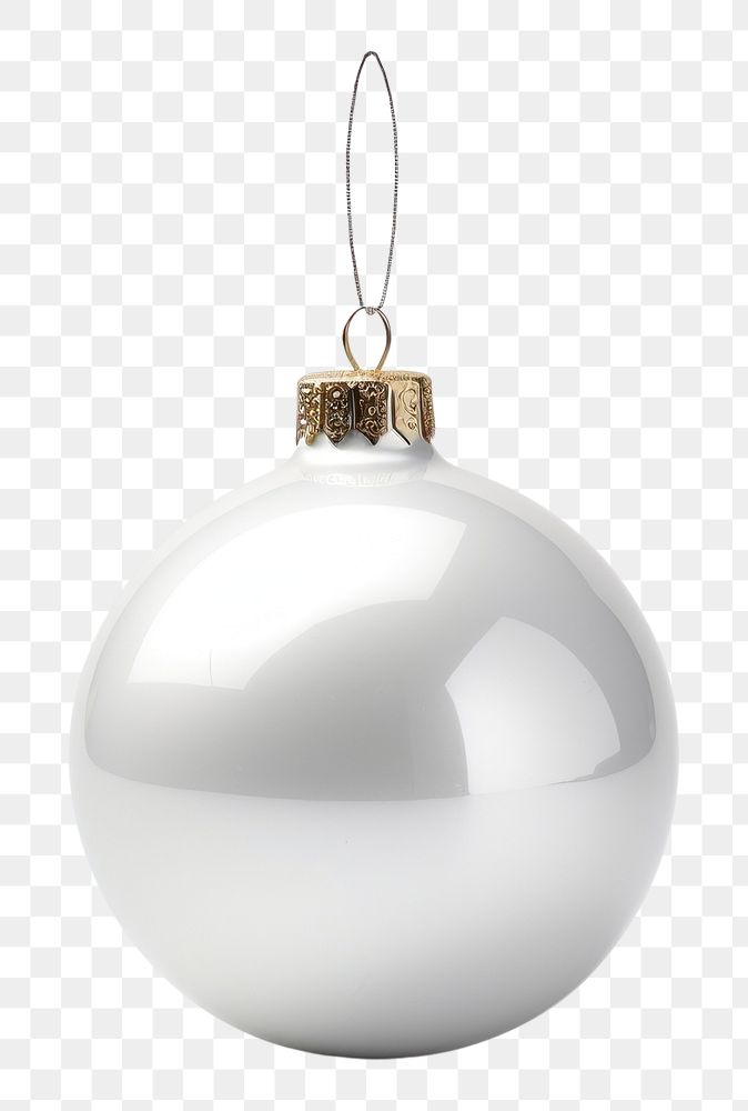 PNG Christmas ornament white white background celebration. 
