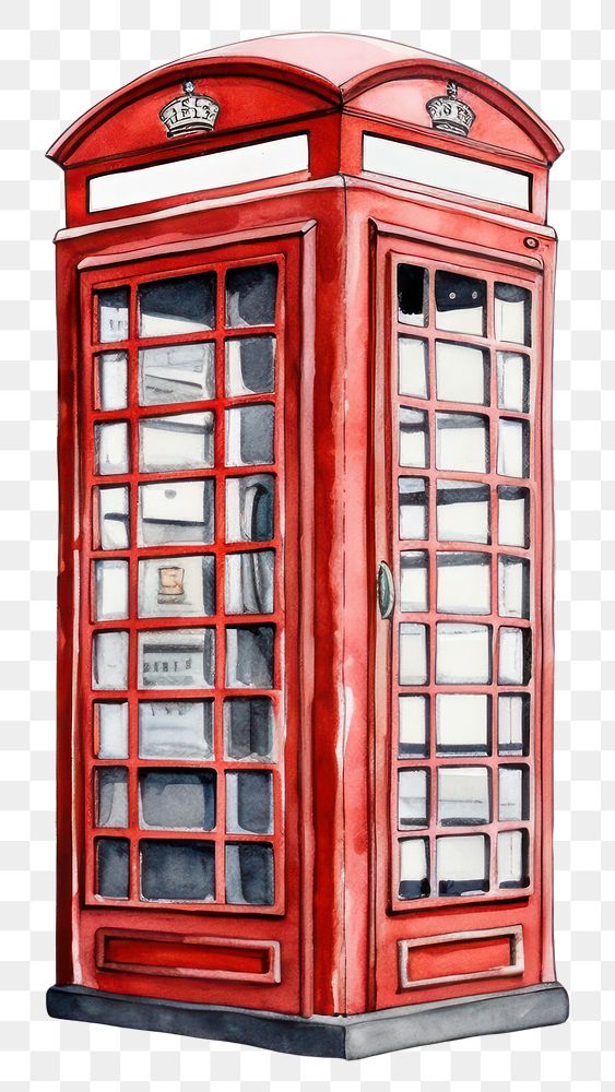 PNG Telephone booth sketch city white background. AI generated Image by rawpixel.