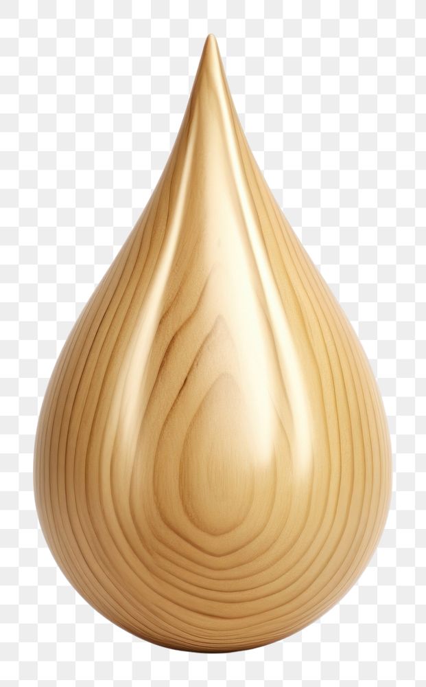 Waterdrop shape vase wood white background. AI generated Image by rawpixel.