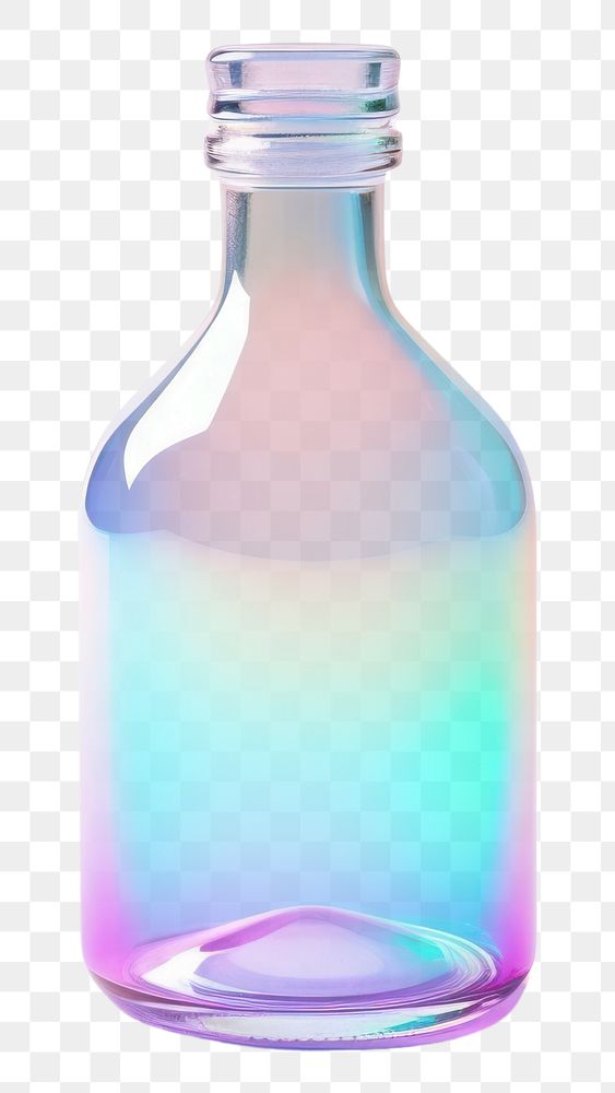 PNG  Bottle transparent glass drink. AI generated Image by rawpixel.