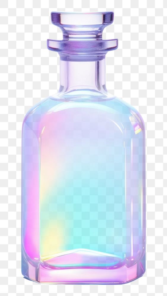 PNG  Bottle transparent perfume glass. AI generated Image by rawpixel.