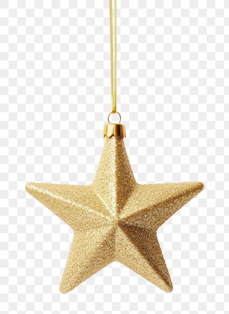 PNG Christmas ornament hanging christmas gold christmas ornament