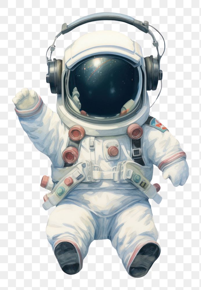 PNG Rabbit astronaut white background technology clothing. AI generated Image by rawpixel.