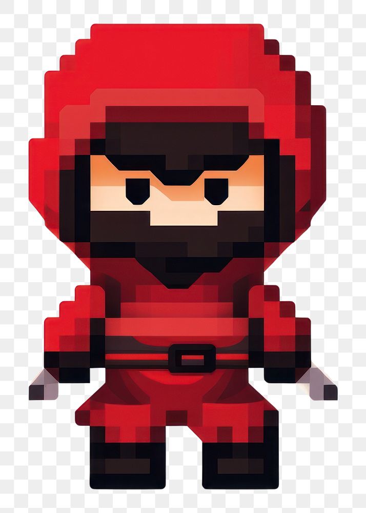 PNG Cute ninja white background technology protection. AI generated Image by rawpixel.