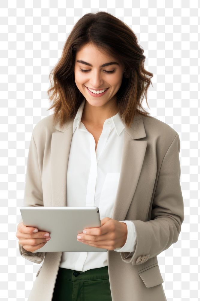 PNG Computer adult woman white background