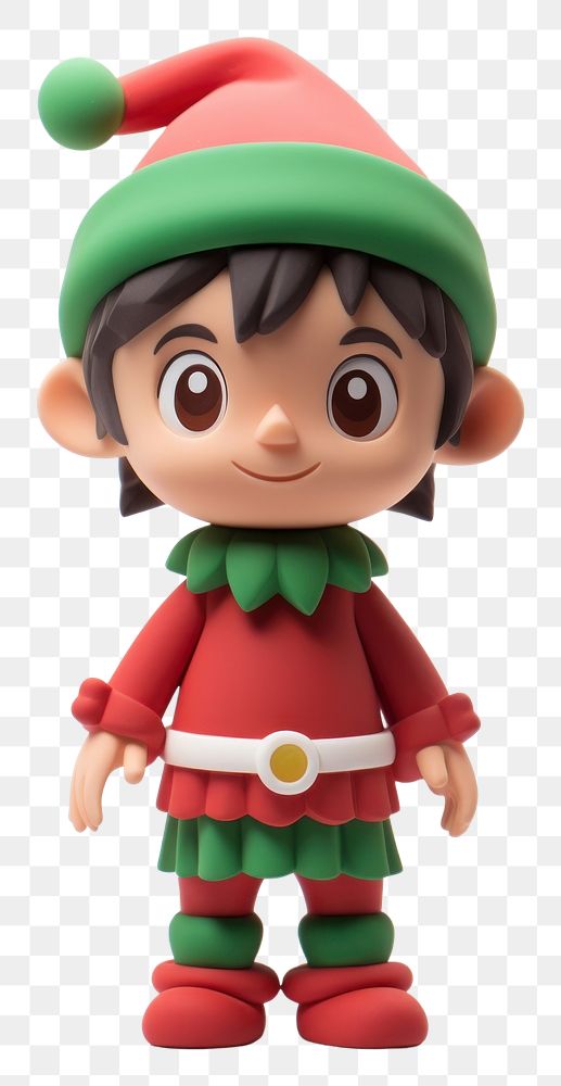 PNG Christmas elf christmas cute toy. AI generated Image by rawpixel.