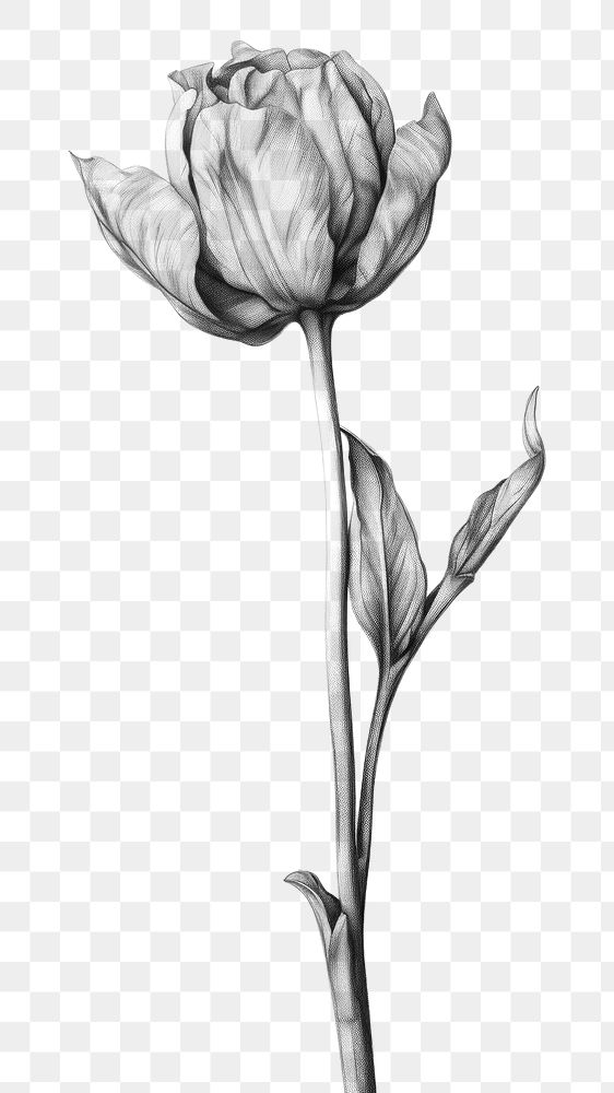 PNG Boquet drawing sketch white. AI generated Image by rawpixel.