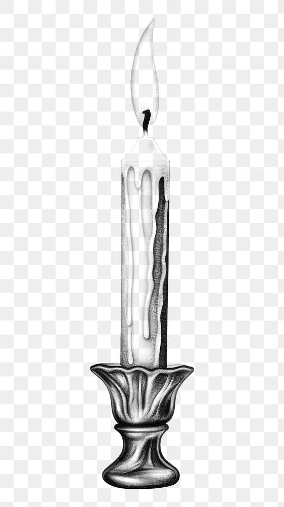 PNG Candle drawing sketch candlestick. AI generated Image by rawpixel.
